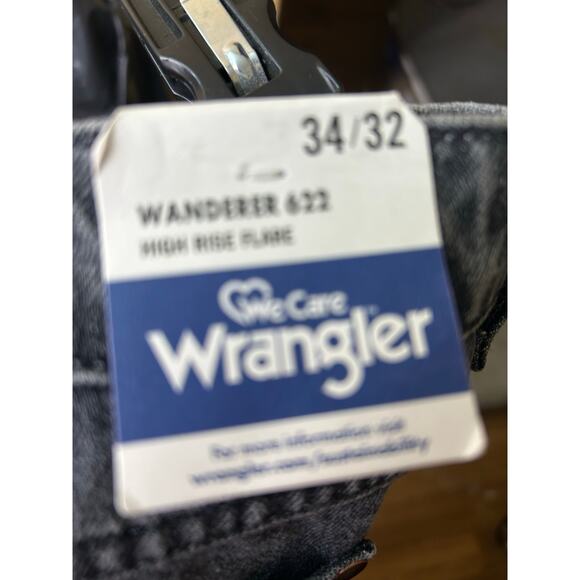 NWT Wrangler Wanderer High Rise Flare Jeans Mens Sz 34W x 32 L - Picture 4 of 7